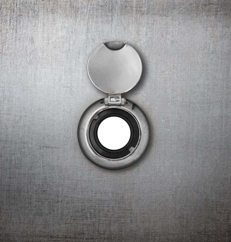 Maintain privacy while checking visitors